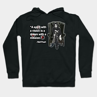 Rush - Neil Peart MISSION Quote Hoodie